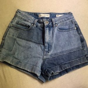 High waisted shorts
